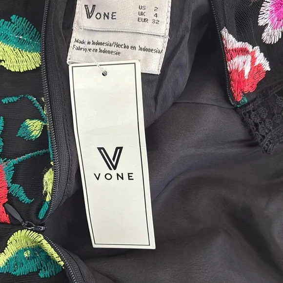 Vone Embroidered Sheath Midi Dress - Picture 7 of 9